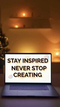Black Typographic Daily Quote Youtube Short template