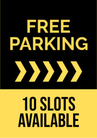 Parking Area Signage Posters Template | PosterMyWall
