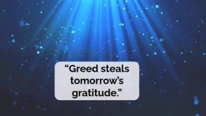 Black Typographic Inspirational Greed Quotes  Digital Display (16:9) template