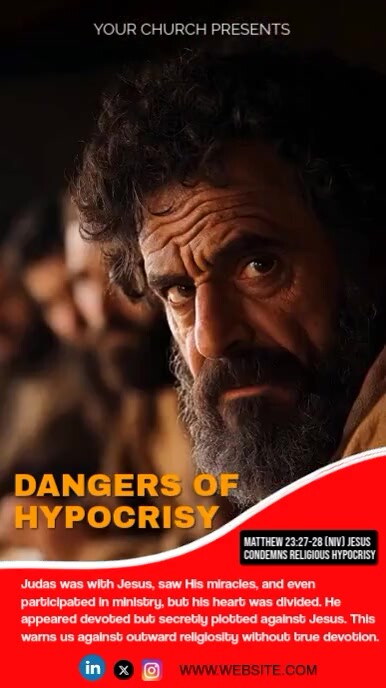 Black Typographic Jesus Betrayal  Instagram Story template