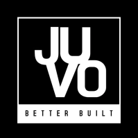 Black Typographic Juvo_better Built Logo template