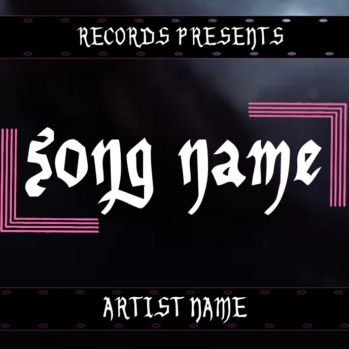 Plantilla de Black Typographic Mixtape Cover Sampul Album | PosterMyWall