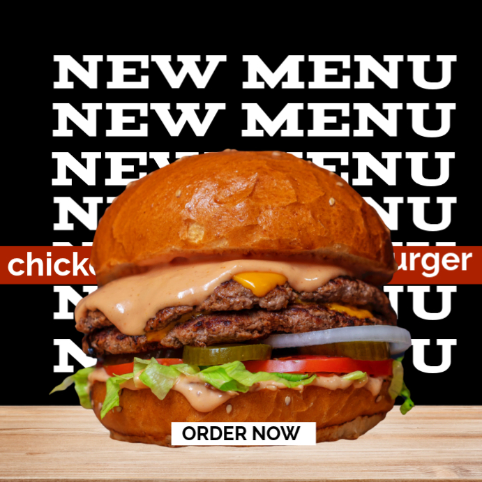 New Menu Launch Instagram Ad Template | PosterMyWall