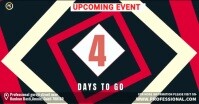 Black Typographic Upcoming Event  Facebook Shared Image template