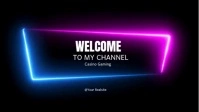 Black Typographic Youtube  Youtube Thumbnail template
