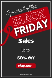 Black Typography Black Friday Sales  Tumblr G Tumblr-grafik template