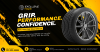 Preto auto tyre services Ibinahaging Larawan sa Facebook Template