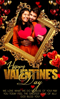 Happy Valentines Day Poster Modelo | PosterMyWall