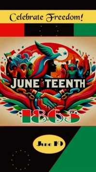 Black Vintage African Flag Colors Instagram a template