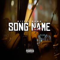 Black Vintage Album Cover  Album Cover template