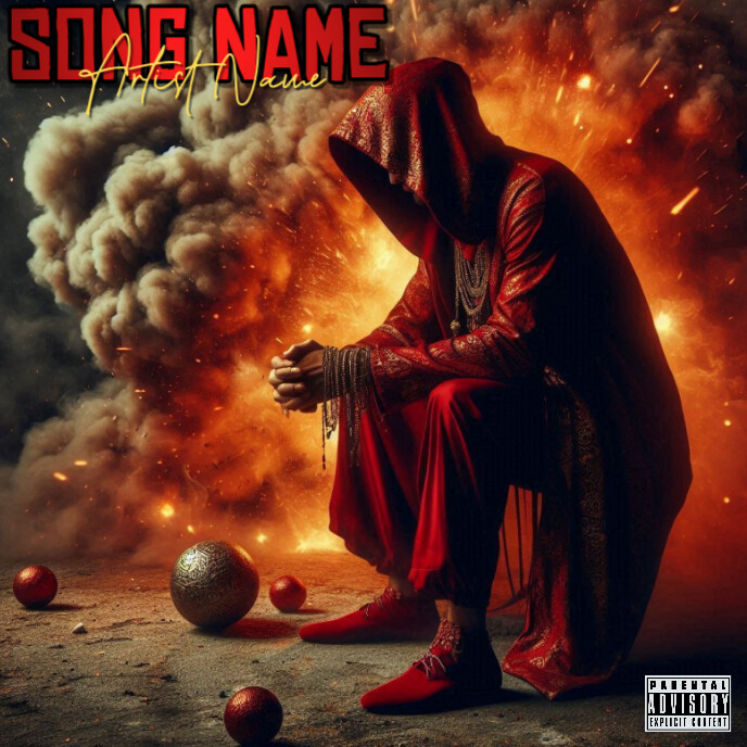 Copy of Black Vintage Alone Man Sad Rap Trap Album Cover | PosterMyWall