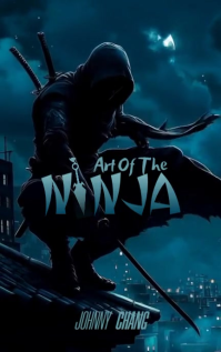 สีดำ Ninja Art Book Copertine per Kindle/libri Template