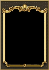 Black Vintage Black Frame  A4 template