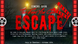 Black Vintage Halloween Coming Soon 2025 Digital Display (16:9) template