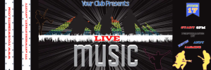 Nero Live Music Event En-tête Twitter Template
