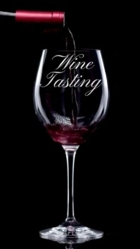 Black Vintage Wine Tasting Club Event Instagram Story template