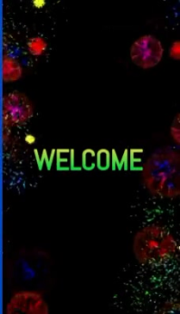 Negro Welcome Visitkort Template