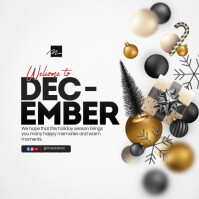 Welcome to December Template | PosterMyWall