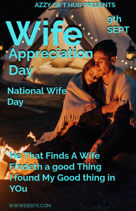 Black Wife Appreciation Day Tabloid Templat PosterMyWall black-wife-appreciation-day-tabloid-templat-postermywall