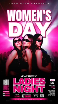 Black Women's Day Event Instagram Story Video template