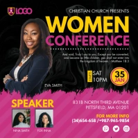 Black Women Church Conference Instagram Templ template