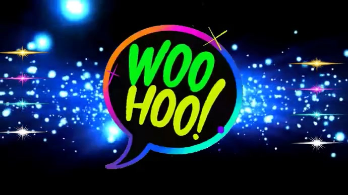 Black Woo Hoo Digital Display (16:9) Template | PosterMyWall
