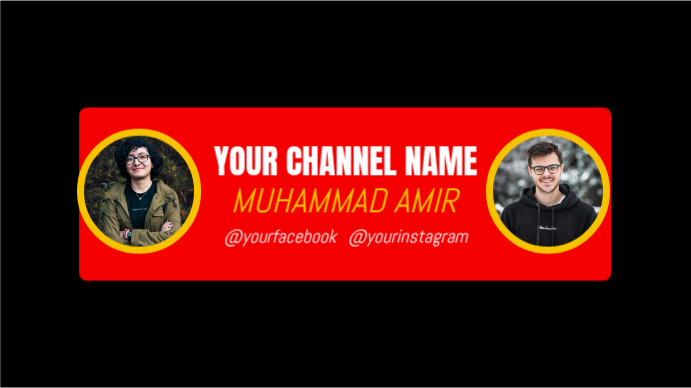 Black YouTube Channel Cover Photo YouTube Channel Cover Photo Template ...