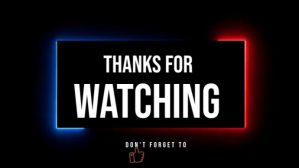 Black YouTube Channel End Screen YouTube Channel Cover Photo Video template