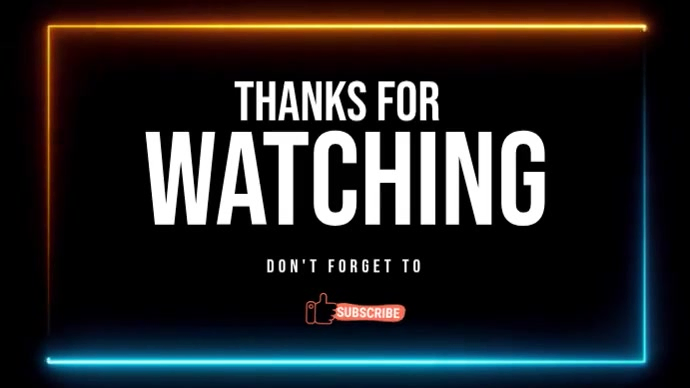 Black YouTube Channel End Screen YouTube Channel Cover Photo Video ...