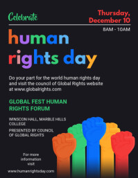 HUMAN RIGHTS FLYER Template | PosterMyWall