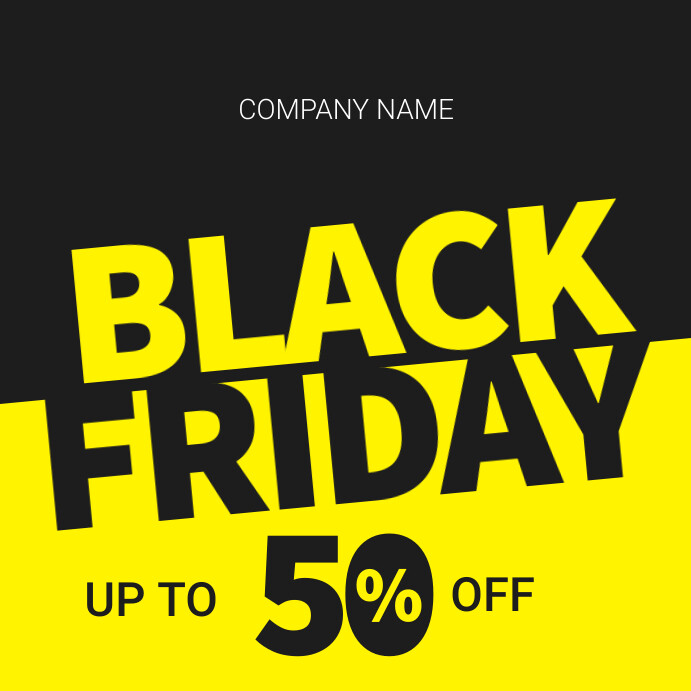 blackfriday7 Instagram Post template