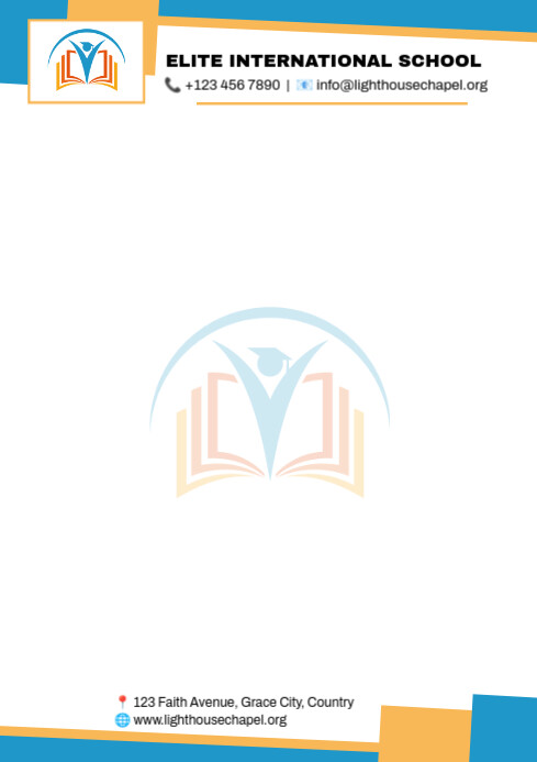 Blank A4 Letter Head Template