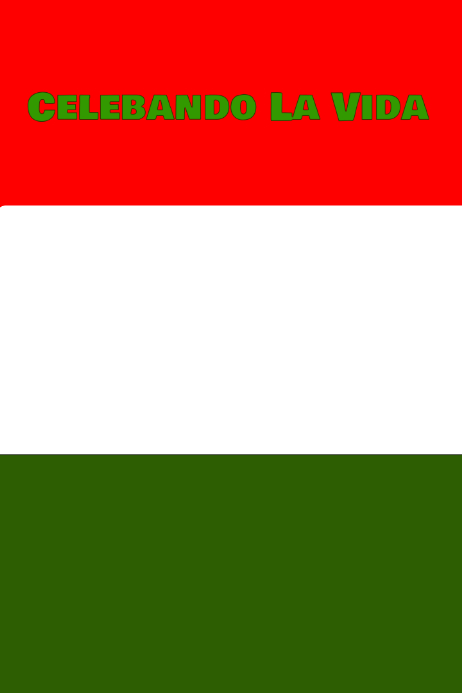 Blank Mexican Flag Template PosterMyWall