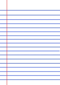 Blank note book writing exercises book design A4 template