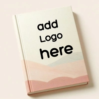 Blank Notebook with Minimalist Art Cover Message Instagram template