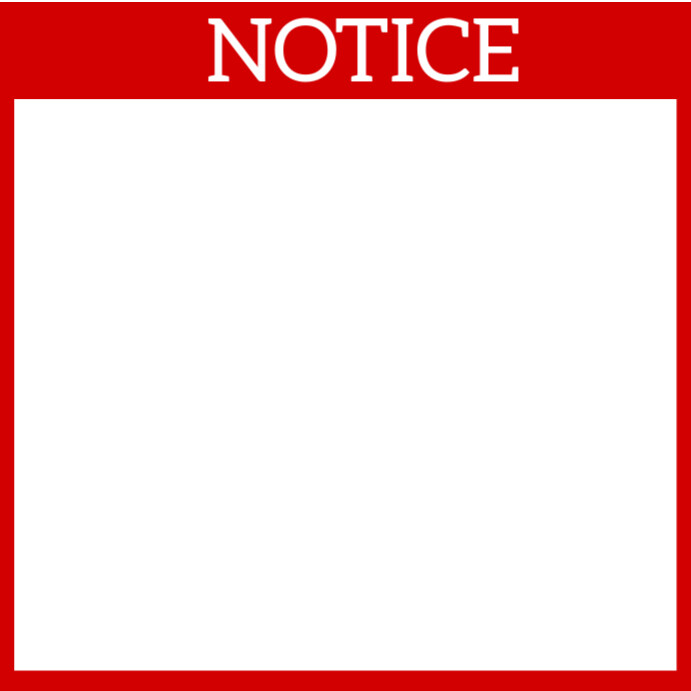 blank notice Template PosterMyWall