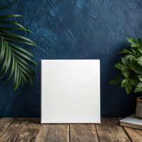Blank Poster Mockup for Clean Modern Wall Art Display template