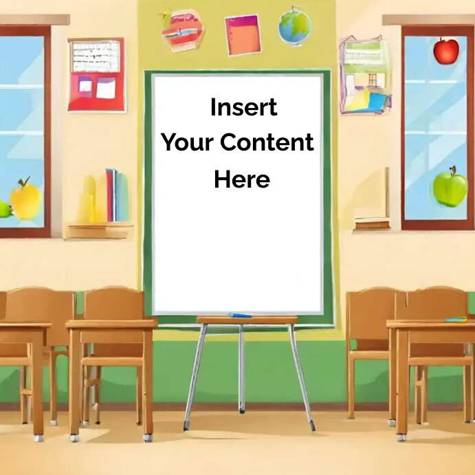 Blank School Poster Design Template PosterMyWall