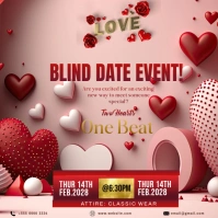 Blind Date Event Instagram Post template