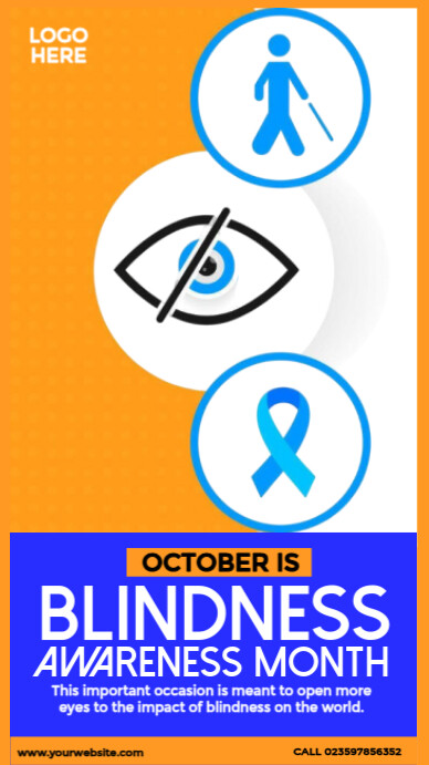 Blindness Awareness Month Template | PosterMyWall