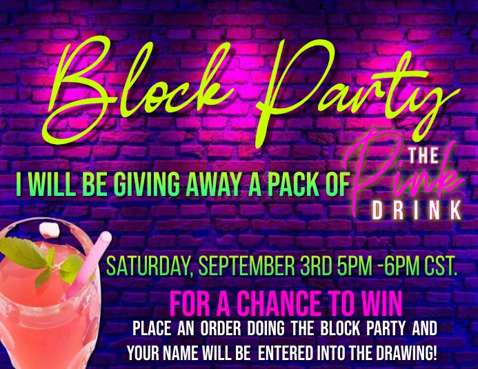 Block Party Text Copy of block party | PosterMyWall