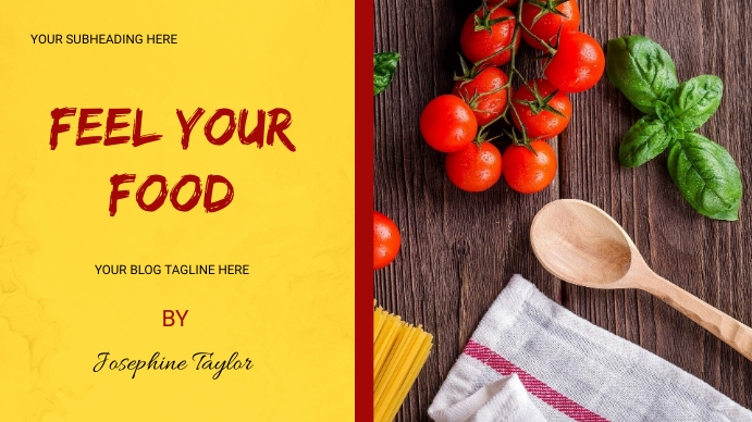 Blog flyer Презентация (16 : 9) template