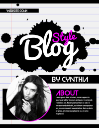 customizable design templates for blog postermywall flyers bllg