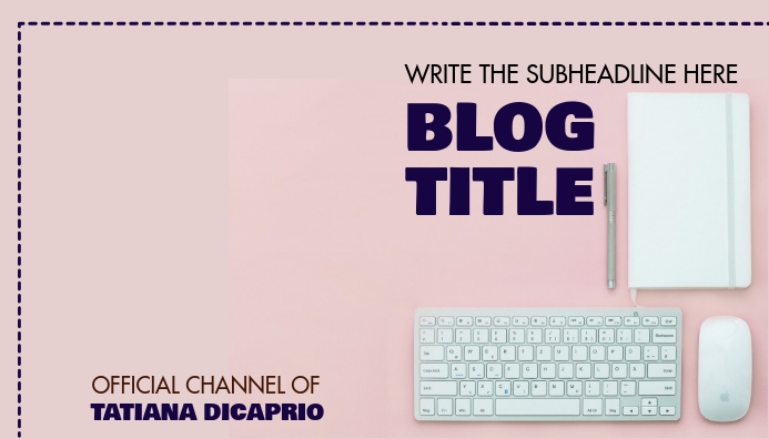 BLOG HEADER Template | PosterMyWall