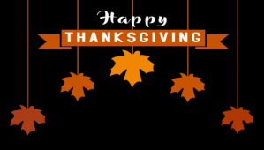 Черный Thanksgiving Blog Header Blog Header Template
