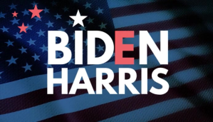 Black Biden Harris Campaign Заголовок блога Template