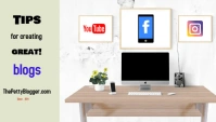 blogs, blog, creator, freelance, youtube, influencer, work, office Blog-Kopfzeile template