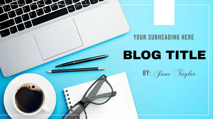 Blog title poster design Template | PosterMyWall