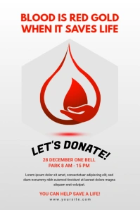 Blood Donation Camp Banner 4' × 6' template
