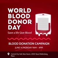 BLOOD DONATION CAMPAIGN Iphosti le-Instagram template